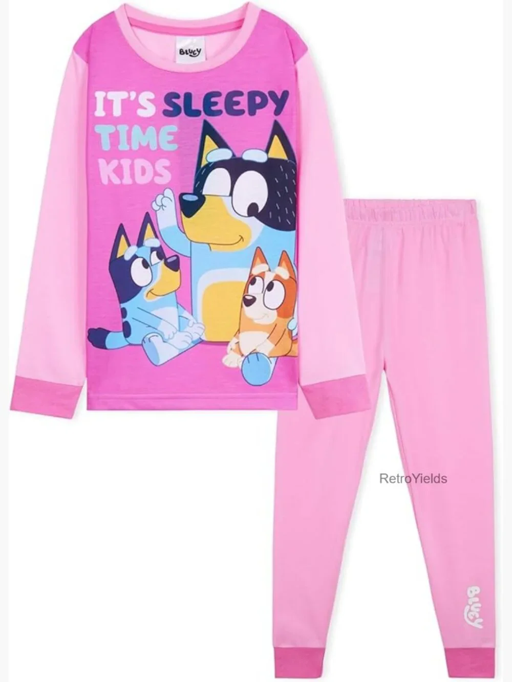 Girls Toddler Long Sleeve Pajama Set 2pc Comfy Nightwear